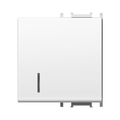 Clapetă cu indicator transparent, 2M, alb