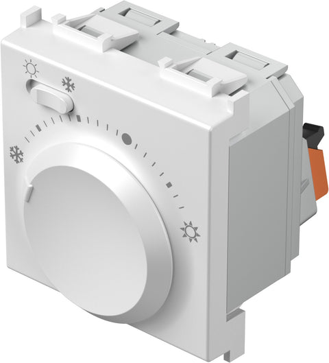 Termostat pentru incălzire/răcire, 5-30°C, 3A, 2M, alb