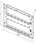 Ramă de montaj fără ghiare 2x7M
