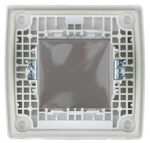 Cutie montaj ingropat,IP55,capac transparent,2M, alba