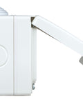Outdoor surface mount box, IP55, transparent lid, 3M, white