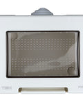 Outdoor surface mount box, IP55, transparent lid, 3M, white