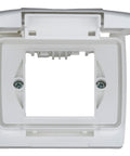 Cutie montaj ingropat,IP55,capac transparent,3M, alba