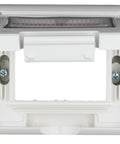 Cutie montaj ingropat,IP55,capac transparent,3M, alba