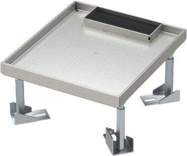 Capac dublaj pt doză pardoseală RB 4M, 200,5x177x100-145mm