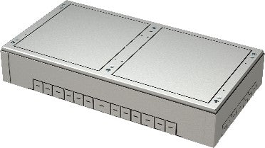 Casetă de montaj 4x7M pt 2x doză RB 2x7M, 273x521x83-128mm