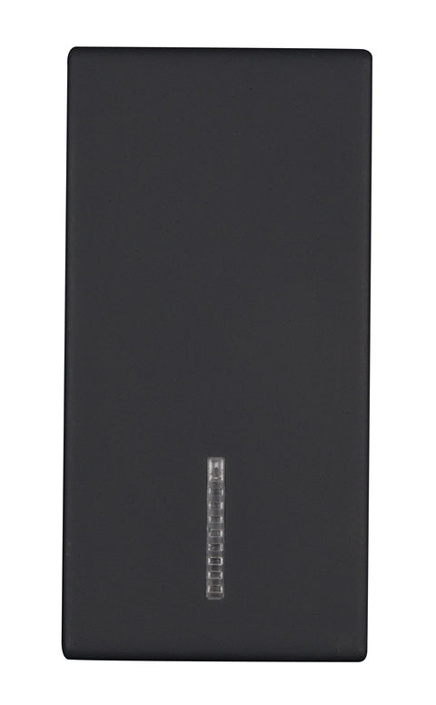 Clapetă cu indicator transparent, 1M, negru