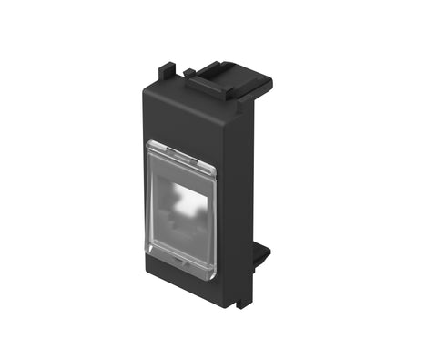 Capac protecţie la praf pt. modul toolless RJ45, 1M, negru