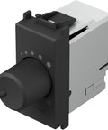 Insert dimmer cu buton rotativ, RLC 0-60W, 1M, negru