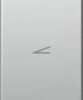 Cover with dimmer icon 1M, silver