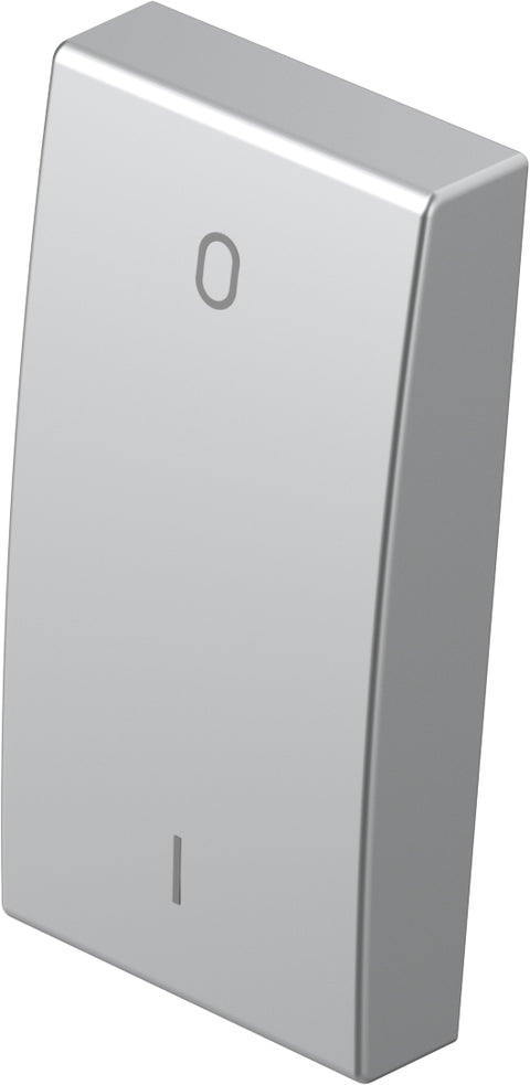 Cover with ON/OFF icon 1M, silver