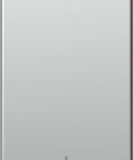 Cover with ON/OFF icon 1M, silver