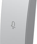 Cover with doorbell icon 1M, silver