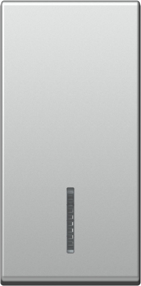Cover with lens 1M, silver