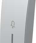 Cover with lens and doorbell icon 1M, silver