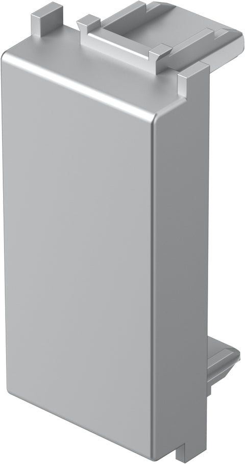 Blank cover 1M, silver