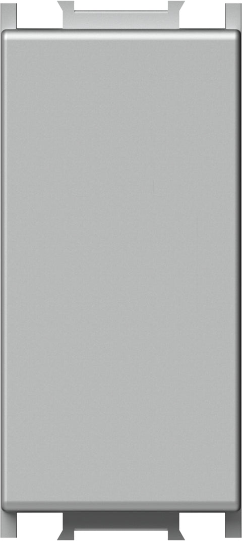 Blank cover 1M, silver