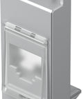 Cover for RJ45 toolless line with dust protection, 1M,silver