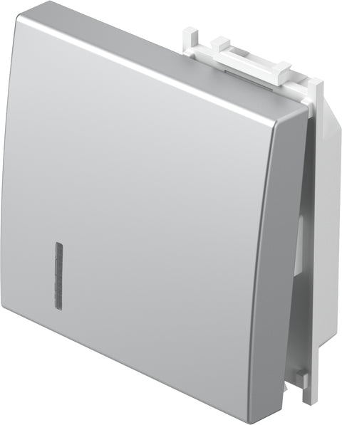 Cover with lens 2M, silver