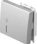 Cover with lens and bell icon 2M, silver