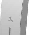 Cover with lens and fan icon 1M, silver