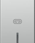 Cover with lens and heating icon 1M, silver