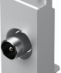TV socket 1M 0dB, silver