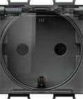 Socket anth, higher protection cover, transparent lid 16A