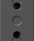 Socket without ground 1M, anthracite