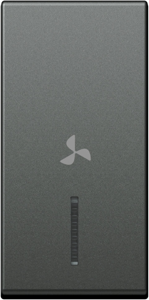 Cover with lens and fan icon 1M, anthracite