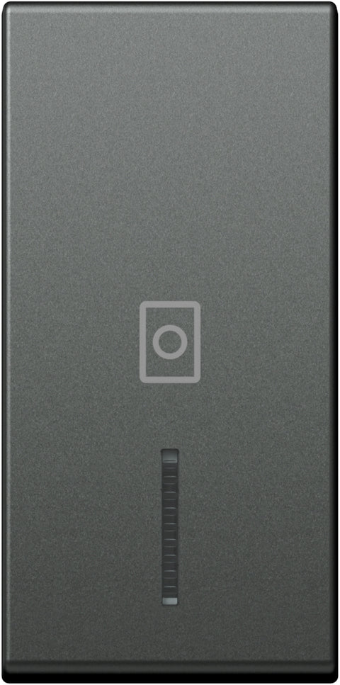 Cover with lens and washer icon 1M, anthracite