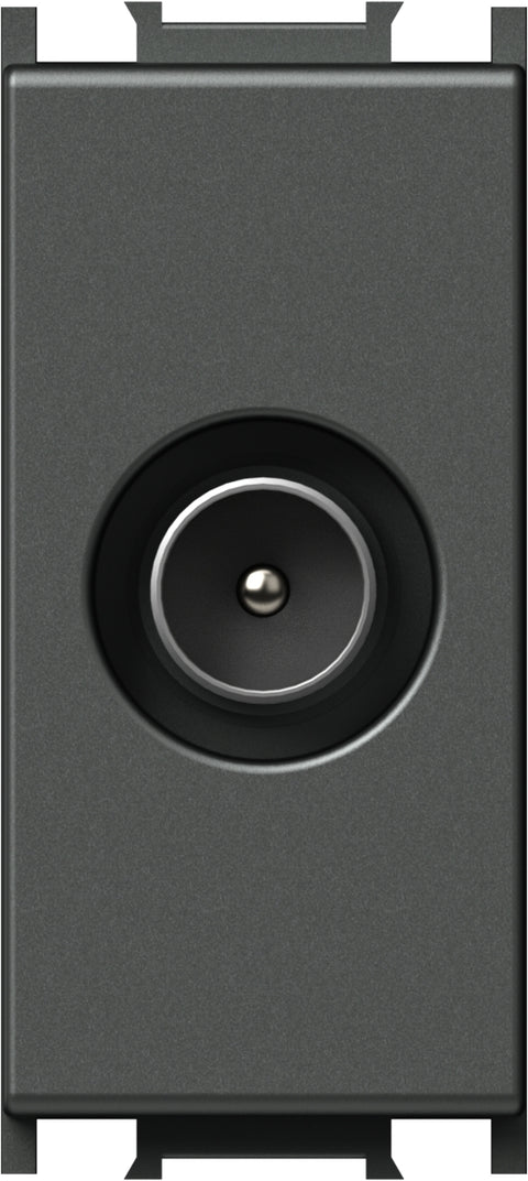 TV socket 1M 0dB, anthracite