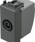 TV endsocket 1M 1dB, anthracite