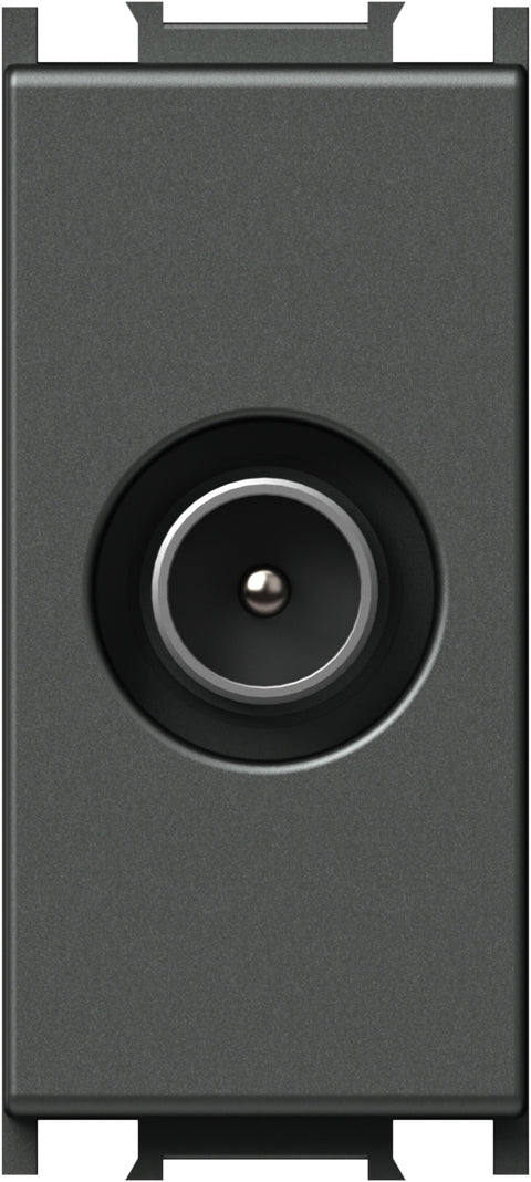 TV endsocket 1M 1dB, anthracite