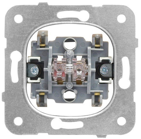 Insert comutator cruce, 10A, cleme elastice