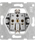 Socket outlet, cage clamps, 1 pcs, white