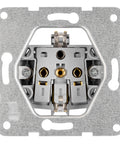 Socket outlet, flap cover, cage clamps, 1 pcs, white
