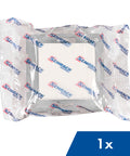 Socket outlet, flap cover, cage clamps, 1 pcs, white