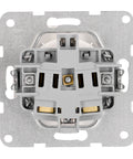 Socket outlet, cage clamps, 1 pcs, white