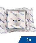 Socket outlet, cage clamps, 1 pcs, white