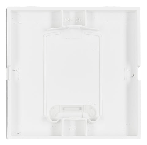 Clapetă cu lentilă transparentă de control, alb, S 55