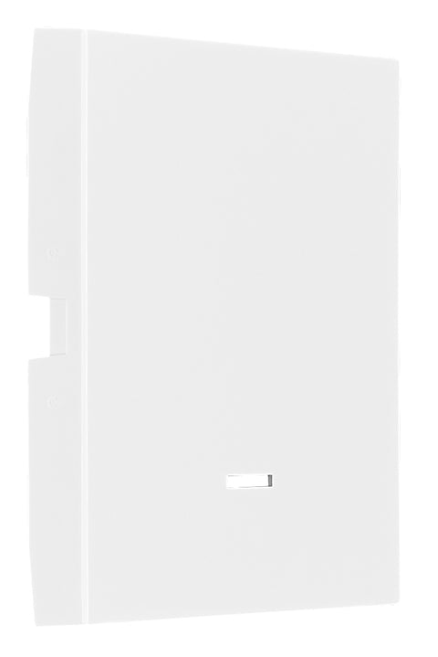 Clapetă cu lentilă transparentă de control, alb, S 55