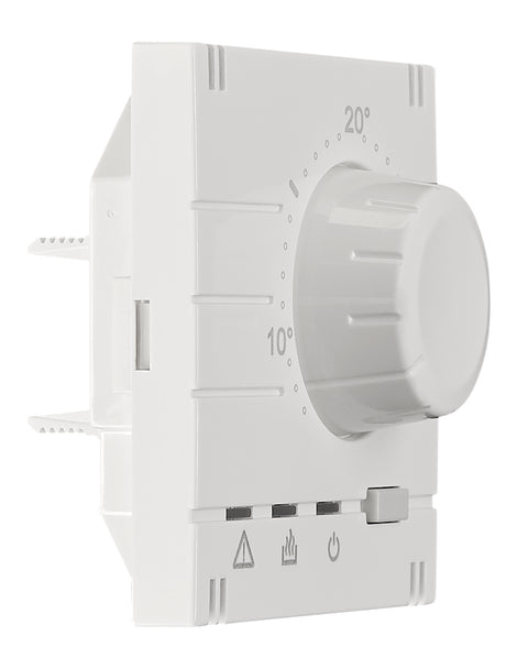 Placă frontală pt. termostat EV103009, analogic, alb