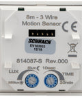 Ornament detector de miscare (I/Auto/0), 180°,8m, 3fire,alb