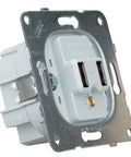 Insert priză dublă de încărcare USB, 5V-2A