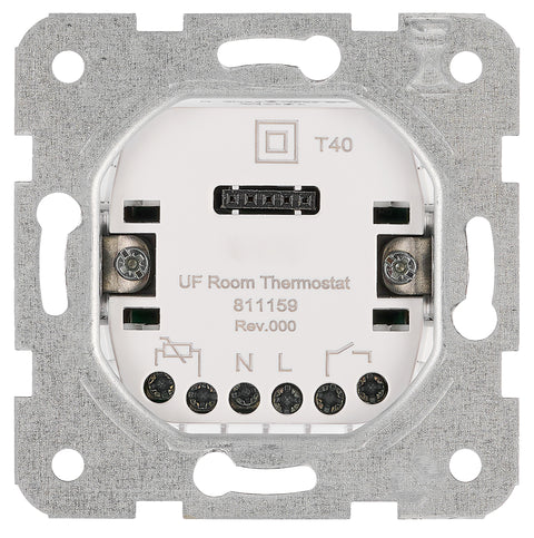 Floor heating thermostat insert with temperature sensor UF