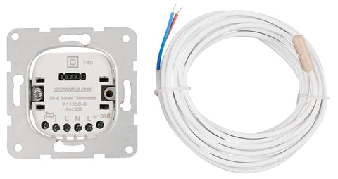 Floor heating thermostat insert with temperature sensor UF-E