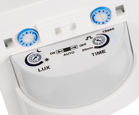 Mască senzor mișcare Master 180°, 8m, (I/Auto/0) 3 fire, alb