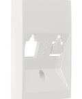 Mască pentru priză 1xRJ45 TOOLLESS LINE, alb