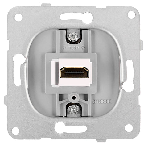 HDMI coupling insert, with Keystone